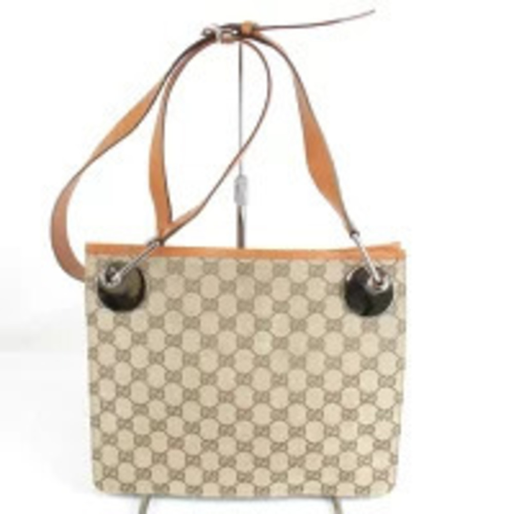 Gucci Shoulder Bag GG Canvas Orange